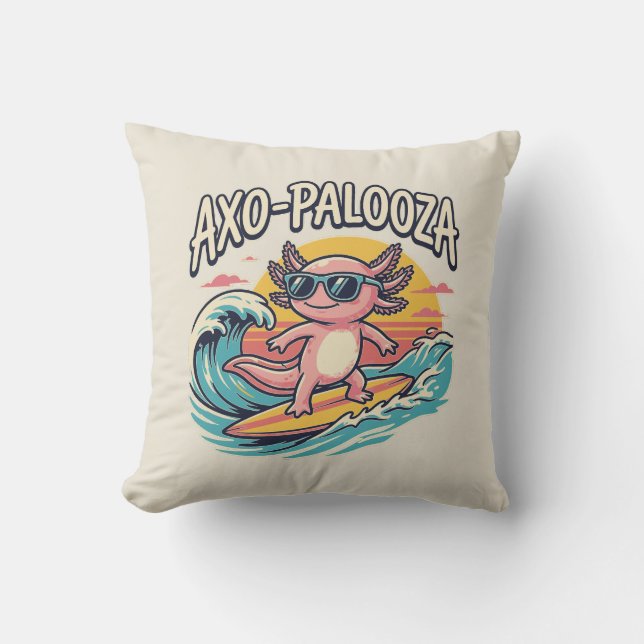 Rolig Axo-Palooza 90-tals Alternativ Konsertparodi Kudde (Framsida)