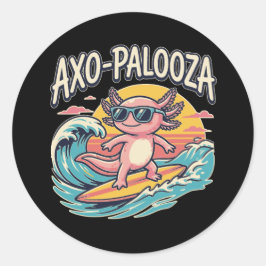 Rolig Axo-Palooza 90-tals Alternativ Konsertparodi Runt Klistermärke