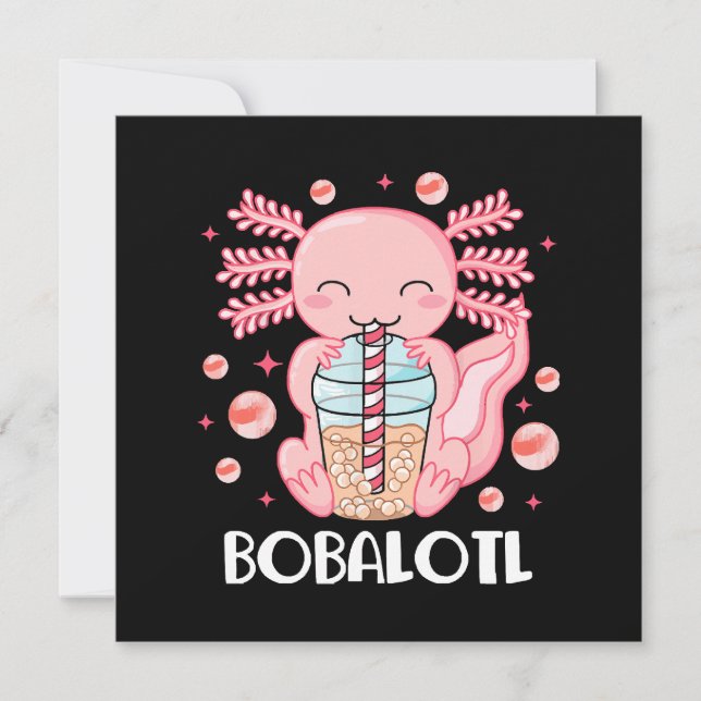 Rolig Axolotl Bubble Tea (Framsida)
