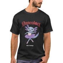 Rolig Axolotl Dancolotl Flicka Balett Dans Mamma
