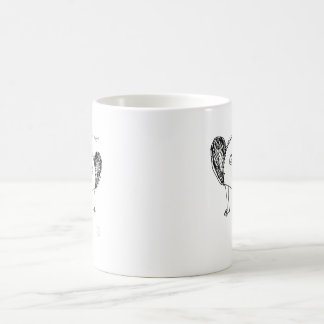 Rolig Aye Aye-Mugg - Konstig Dåligt Ritad Djurpres Kaffemugg