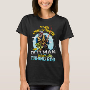 Rolig B Fiske Födelsedags T-Shirt - Fars Dag Gamma