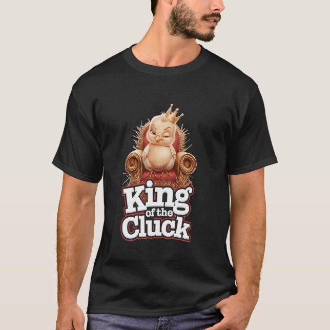 Rolig Baby Chick Kung av Klucket T Shirt (Framsida)