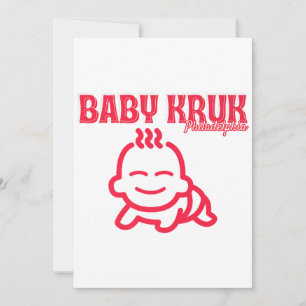 Rolig Baby Kruk Philadelphia Premium  Inbjudningar