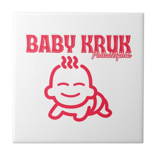Rolig Baby Kruk Philadelphia Premium  Kakelplatta (Framsidan)