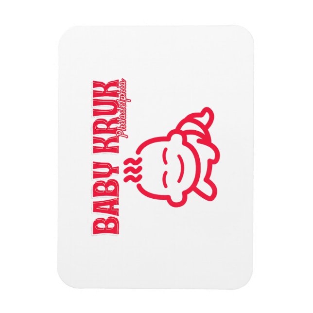 Rolig Baby Kruk Philadelphia Premium  Magnet (Vertikal)