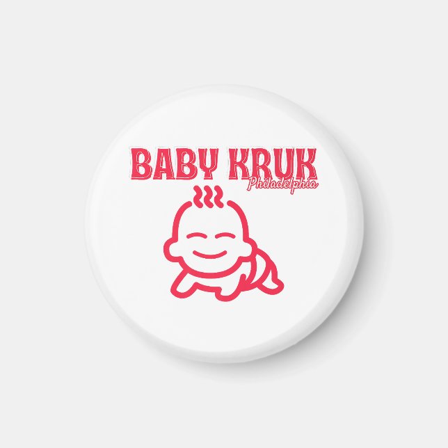 Rolig Baby Kruk Philadelphia Premium  Magnet (Framsidan)