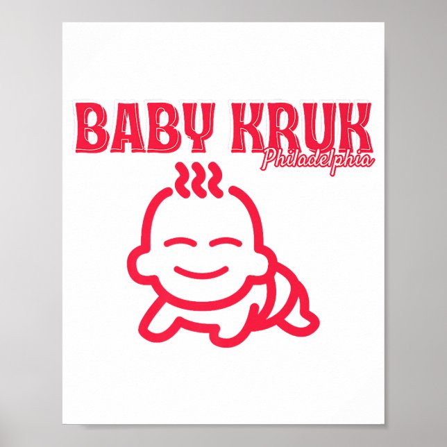 Rolig Baby Kruk Philadelphia Premium  Poster (Framsidan)