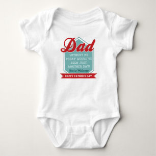 Rolig baby Onsie för fars dag T-shirt