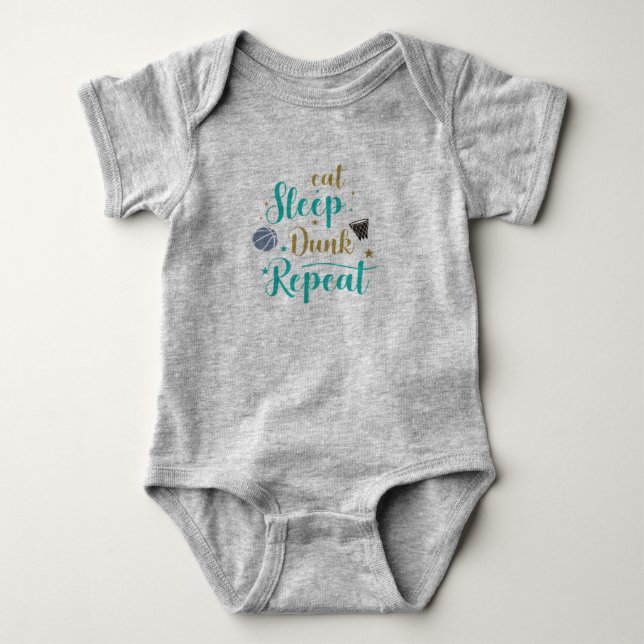 Rolig Baby Rutinkavaj - Äta Sova Dricka T Shirt (Framsida)