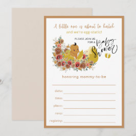 Rolig Baby Shower ifyllningsinbjudan nr 2 Inbjudningar