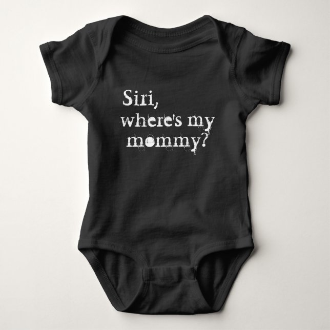 Rolig babybodysuit tee shirt (Framsida)