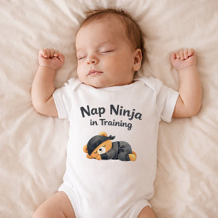 Rolig Babydräkt för Tupplur-Ninja T Shirt