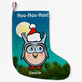 Rolig babydyft med den Santa hatten Liten Julstrumpa