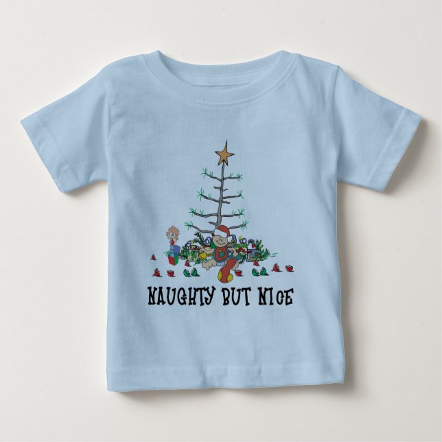 Rolig babyjul tee (Framsida)