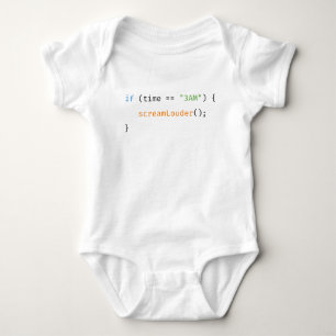 Rolig babykod för utvecklare t shirt