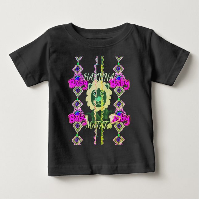 Rolig Babylejon T-shirt (Framsida)