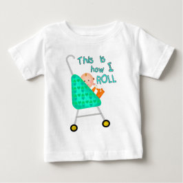 Rolig babyT-tröja/Bodysuit Tee Shirt