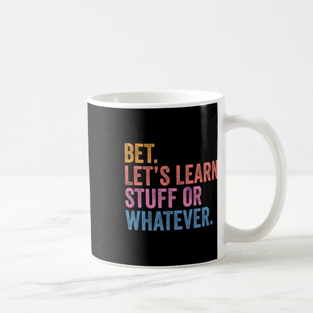 Rolig Back To School-satsning. Låt oss lära oss sa Kaffemugg (Höger)