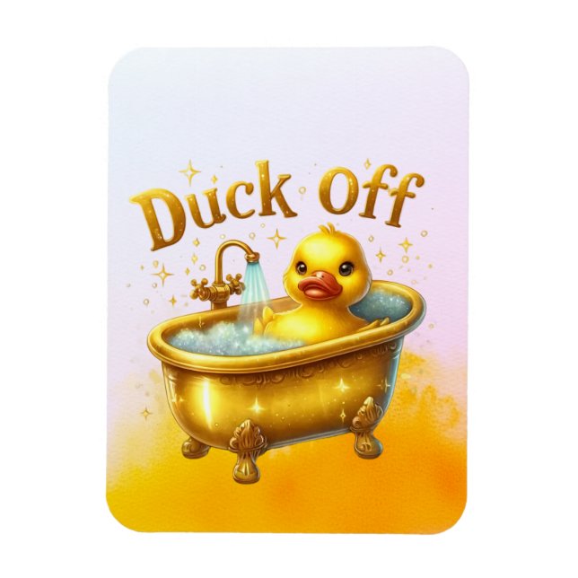 Rolig Badduck Magnet (Vertikal)