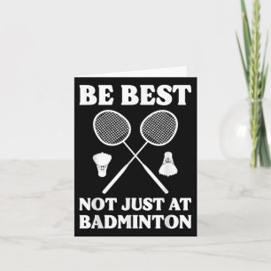 Rolig Badmintonspelare Badminton Kommentator Kort