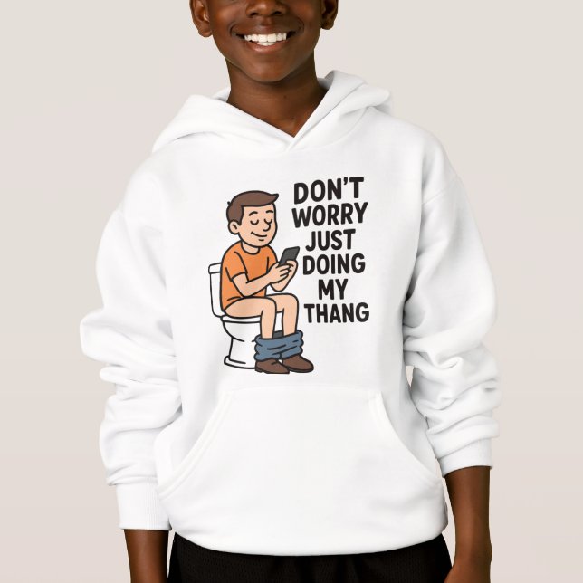 Rolig badrumshumor t shirt (Framsida)