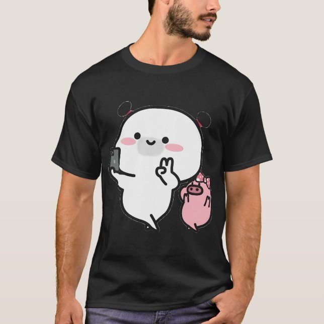 rolig bagare fångade ett jättefiskbröd t shirt (Framsida)