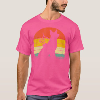 Rolig Bågskytte Hund Bågskytt Bågskjutning T Shirt