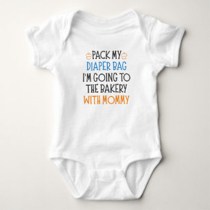 Rolig Bakar-Mamma Bakning Baby Citat T Shirt