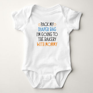 Rolig Bakar-Mamma Bakning Baby Citat T Shirt