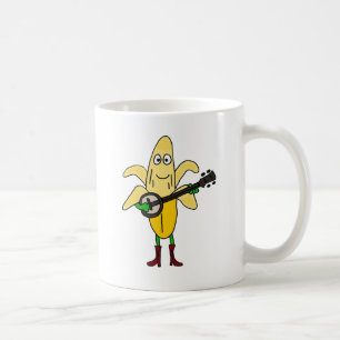 Rolig banan för BR som leker Banjotecknaden Kaffemugg
