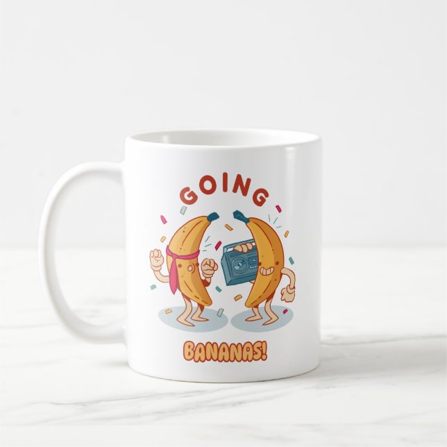 Rolig Banan Klassisk Mugg (Vänster)