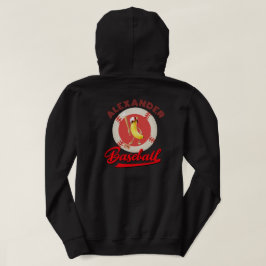 Rolig Banan Slagman Anpassad Baseball Grafik Hoodie