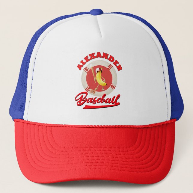 Rolig Banan Slagman Anpassad Baseball Grafik  Keps (Framsida)