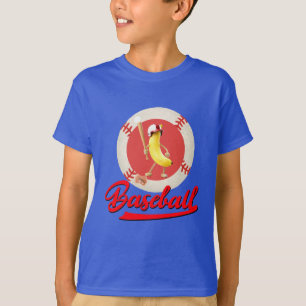 Rolig Banan Slagman Anpassad Baseball Grafik  T Shirt