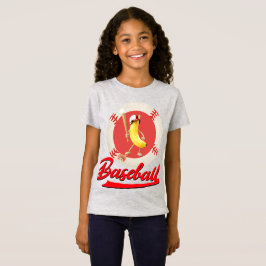 Rolig Banan Slagman Anpassad Baseball Grafik T Shirt