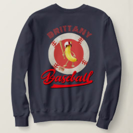 Rolig Banan Slagman Anpassad Baseball Grafik T Shirt
