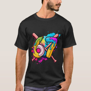Rolig Banana Baseboll 67 Glass Dropp Meme  T Shirt