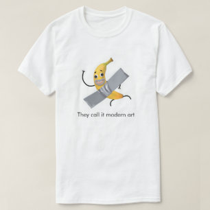 Rolig Banana Skal Tecknad meme T-Shirt