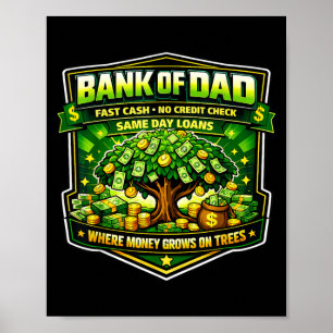Rolig Bank av Pappa Snabb Kontant Kredit Kontroll  Poster