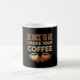 Rolig Barista Kaffeegenvärmare Present Kaffemugg