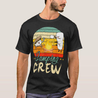 Rolig barn camping besättning småpojkar kvinnor fa t shirt