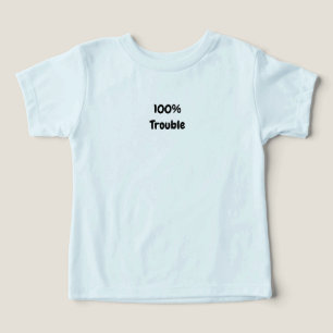 Rolig barnt-shirt 100% besvär  t shirt