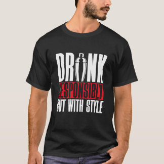 Rolig bartender Älskare Mixing Dricka Bartending T Shirt
