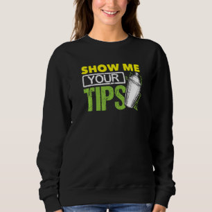 Rolig Bartender Mixology Barkeeper Visa Mig Dina T Shirt