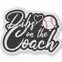 Rolig Baseball Coach Fru Dibs på tränaren