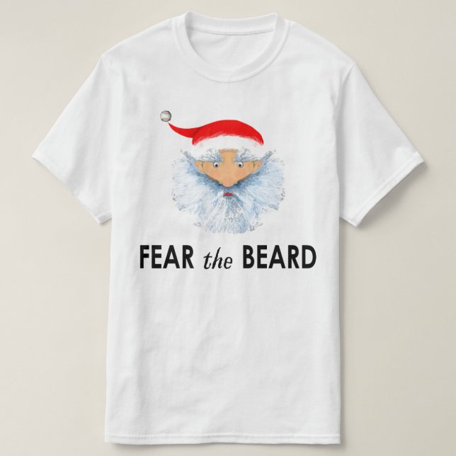 Rolig baseball jul tee shirt (Design framsida)