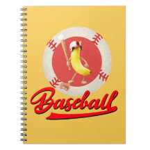 Rolig Baseballdesign med Banan Slugger Anpassad Gr