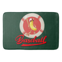 Rolig Baseballdesign med Banan Slugger Anpassad Gr
