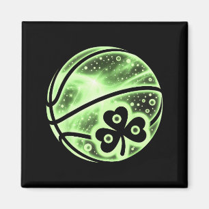 Rolig basket irländsk Shamrock Lyckoklöver Magnet